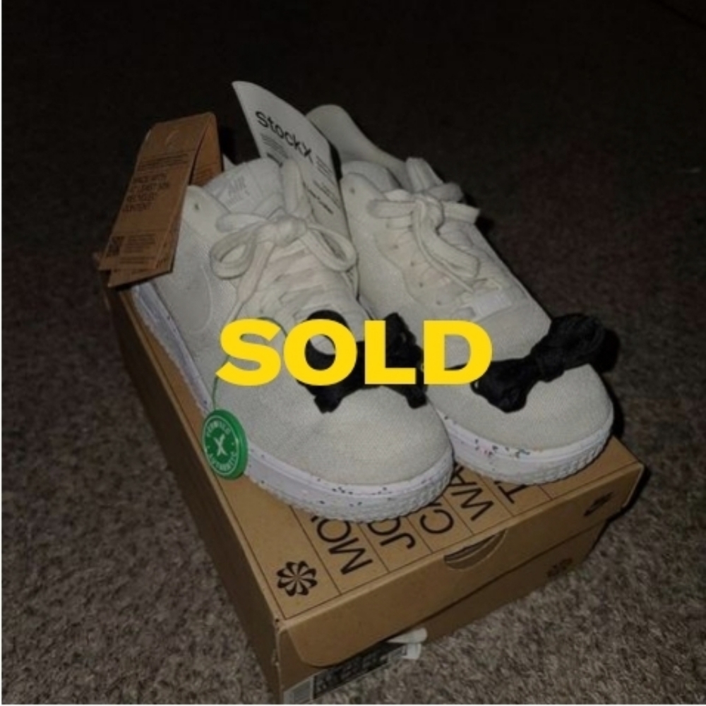 Nike Air Force 1 Crater Flyknit w/ extra laces